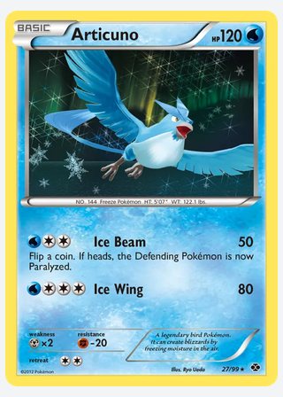 Articuno — catalogusbeeld