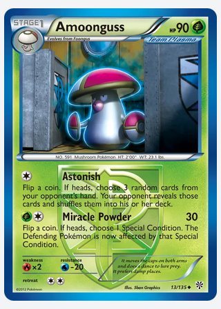 Amoonguss — catalogusbeeld