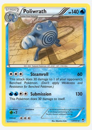 Poliwrath — catalogusbeeld