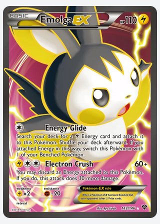 Emolga EX — catalogusbeeld