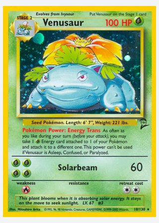 Venusaur — catalogusbeeld