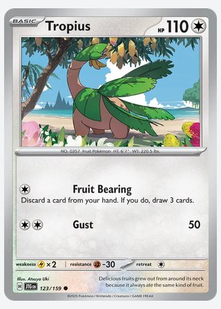 Tropius — catalogusbeeld