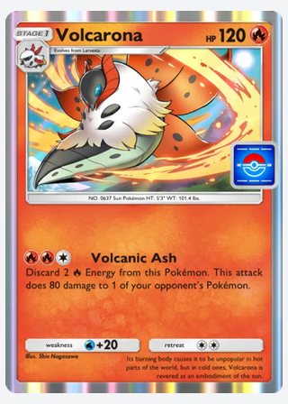 Volcarona — catalogusbeeld