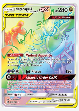Naganadel & Guzzlord GX — catalogusbeeld