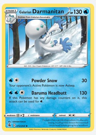 Galarian Darmanitan — catalogusbeeld