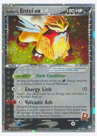 Rocket's Entei ex — catalogusbeeld