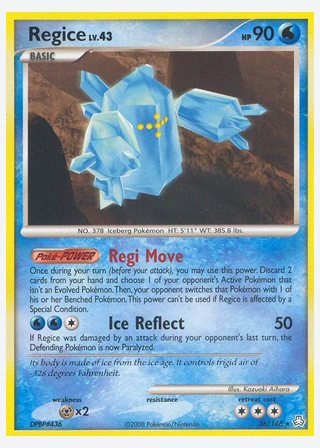 Regice — catalogusbeeld