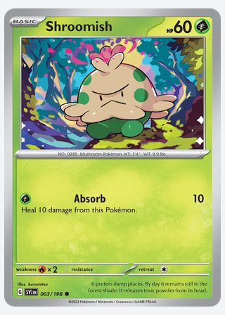 Shroomish — catalogusbeeld