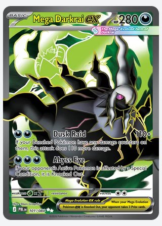 Mega Darkrai ex — catalogusbeeld