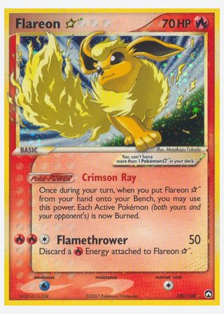 Flareon ☆ — catalogusbeeld