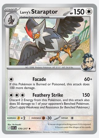Larry's Staraptor — catalogusbeeld