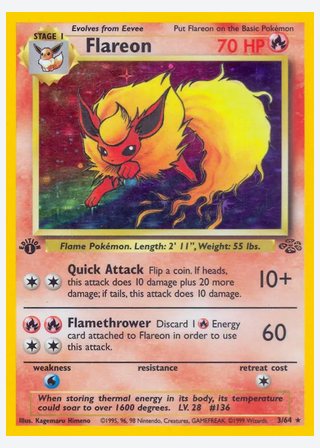 Flareon — catalogusbeeld
