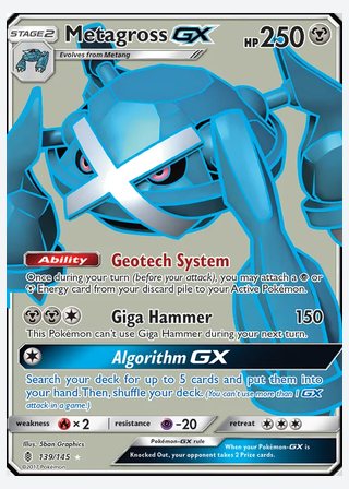 Metagross GX — catalogusbeeld
