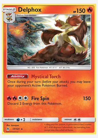 Delphox — catalogusbeeld