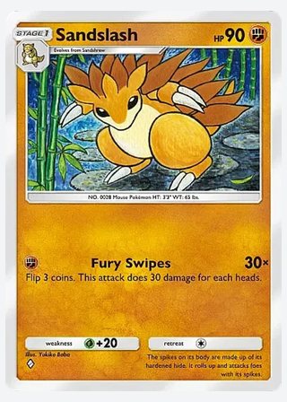 Sandslash — catalogusbeeld