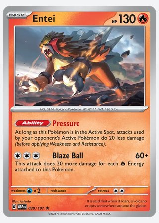 Entei — catalogusbeeld
