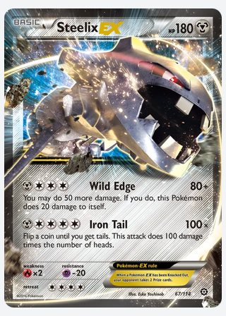 Steelix EX — catalogusbeeld