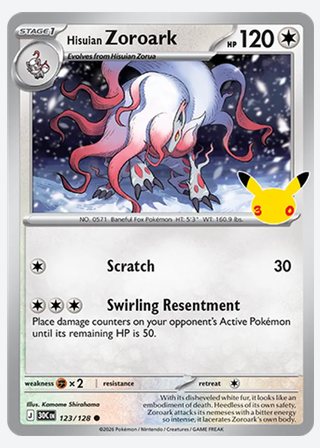 Hisuian Zoroark — catalogusbeeld