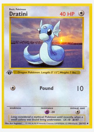 Dratini — catalogusbeeld