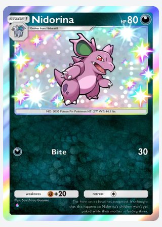 Nidorina — catalogusbeeld