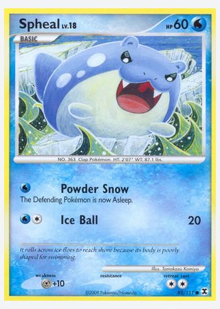 Spheal — catalogusbeeld