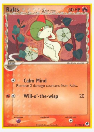 Ralts δ — catalogusbeeld
