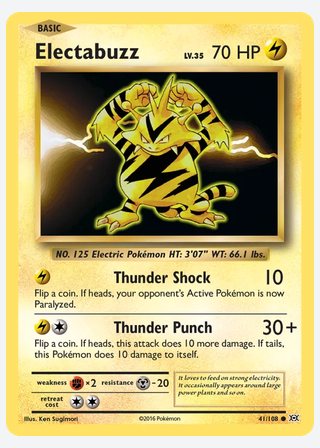 Electabuzz — catalogusbeeld