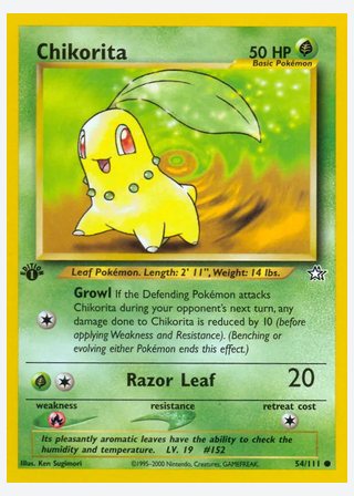 Chikorita — catalogusbeeld