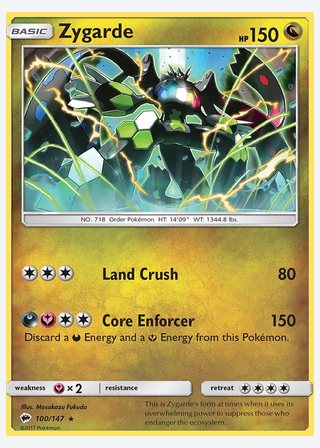 Zygarde — catalogusbeeld
