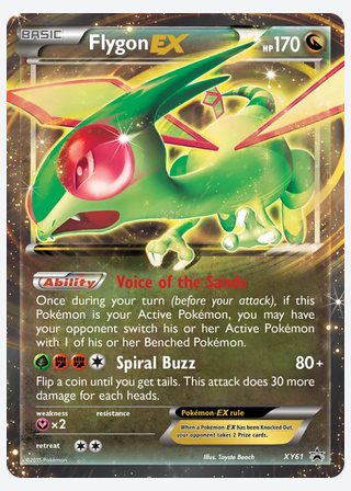 Flygon EX — catalogusbeeld
