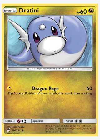 Dratini — catalogusbeeld