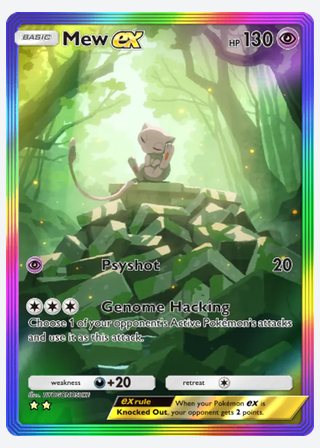 Mew ex — catalogusbeeld