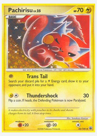 Pachirisu — catalogusbeeld