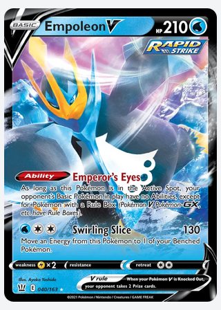 Empoleon V — catalogusbeeld