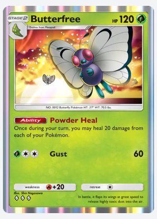 Butterfree — catalogusbeeld