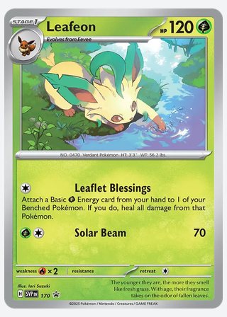 Leafeon — catalogusbeeld