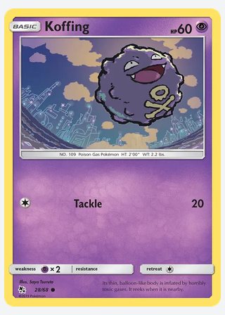 Koffing — catalogusbeeld