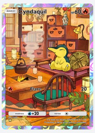 Cyndaquil — catalogusbeeld