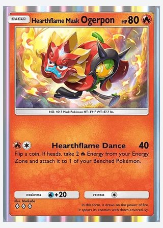 Hearthflame Mask Ogerpon — catalogusbeeld