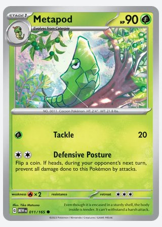 Metapod — catalogusbeeld