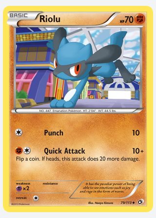 Riolu — catalogusbeeld