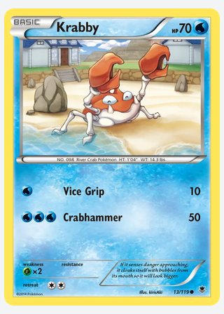 Krabby — catalogusbeeld