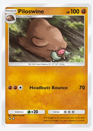 Piloswine — catalogusbeeld