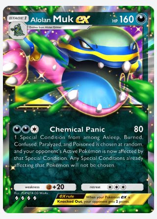 Alolan Muk ex — catalogusbeeld