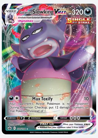 Galarian Slowking VMAX — catalogusbeeld