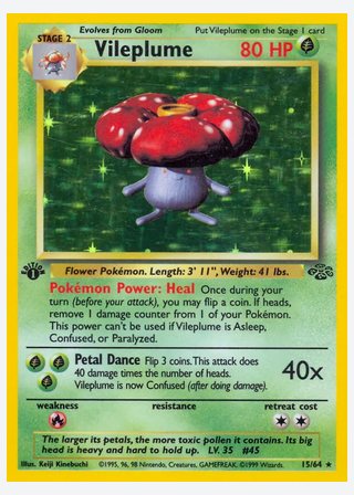Vileplume — catalogusbeeld