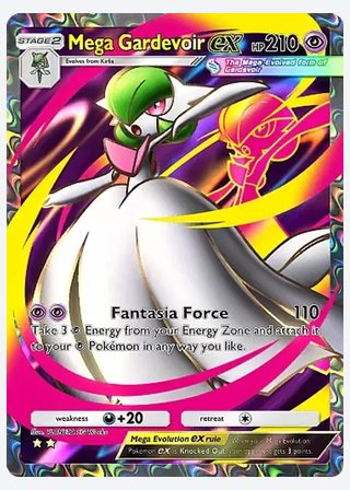 Mega Gardevoir ex — catalogusbeeld