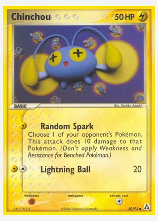 Chinchou — catalogusbeeld