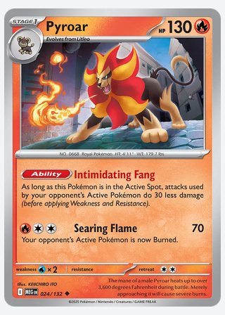 Pyroar — catalogusbeeld