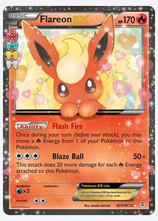 Flareon EX — catalogusbeeld